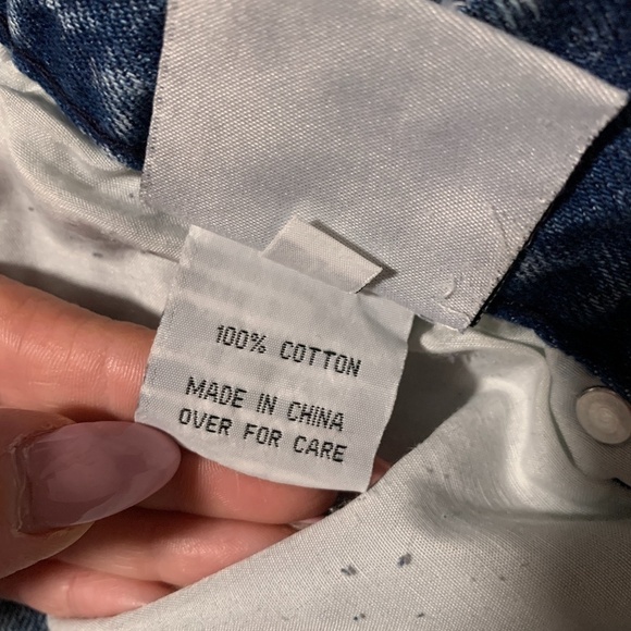 DNM Collection Mens Bleached Slim Fit Jeans Sz 32 - Picture 9 of 10